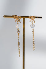 Veil Earrings - Madagascar Moonstone