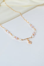 Solace Necklace - Madagascar Moonstone & Kunzite