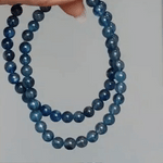 Blue / Green Kyanite (Solid Color w/ Sheen, 6mm)