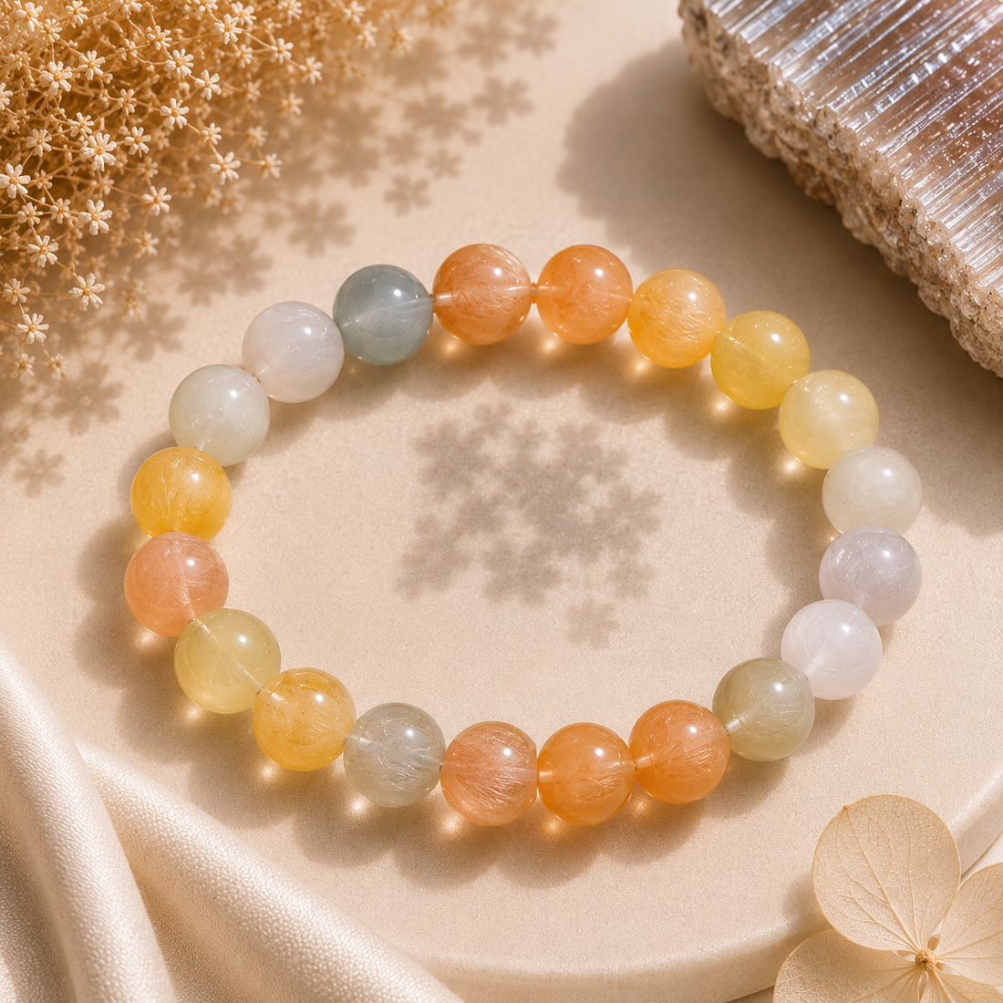 Rabbit Hair Quartz Benefits and Meaning: Calm & Stress Relief