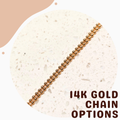 14k Gold Chain Options - GC13