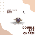 14k Gold Double Ear Charm - 12