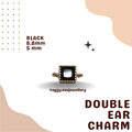 14k Gold Double Ear Charm - 15