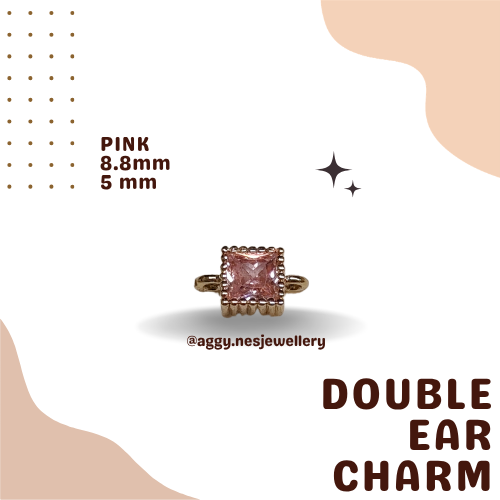 14k Gold Double Ear Charm - 16