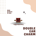 14k Gold Double Ear Charm - 17
