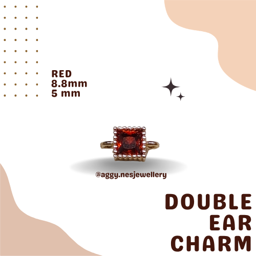 14k Gold Double Ear Charm - 17