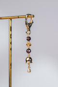 Blessia Keychain - Garnet & Citrine Crystal