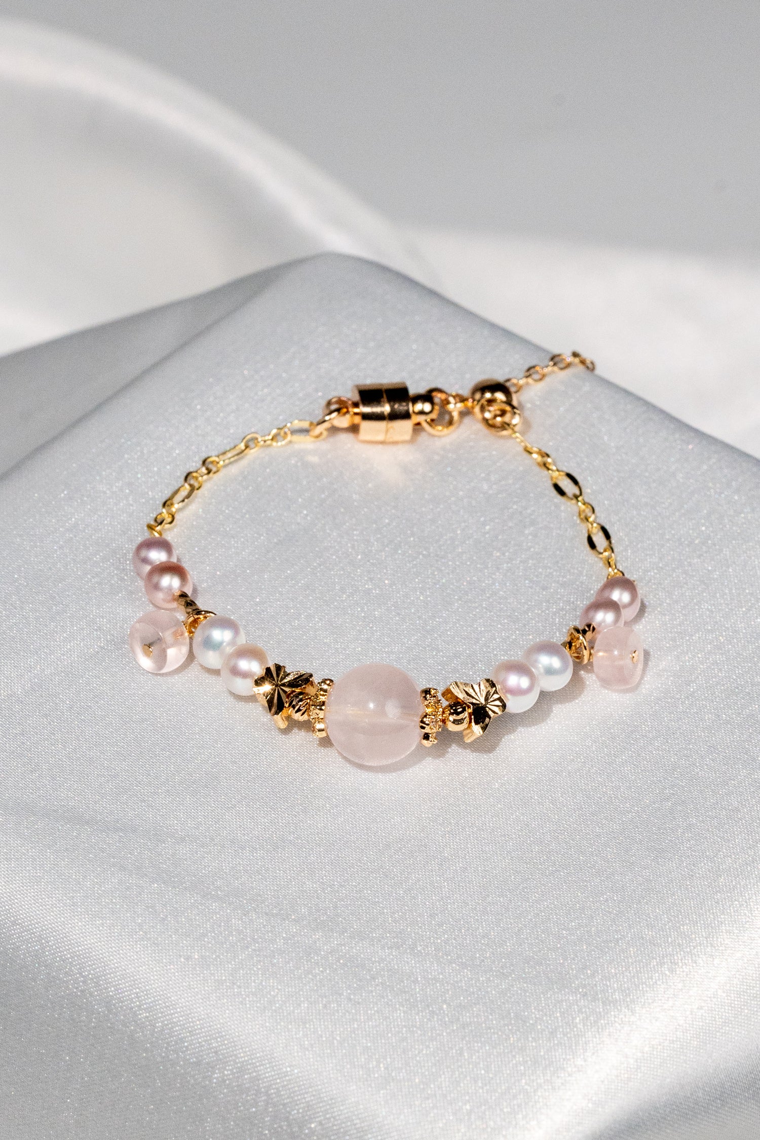 [Perlae Collection] Roselle - Rose Quartz and Pearls