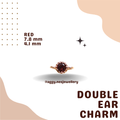 14k Gold Double Ear Charm - 24