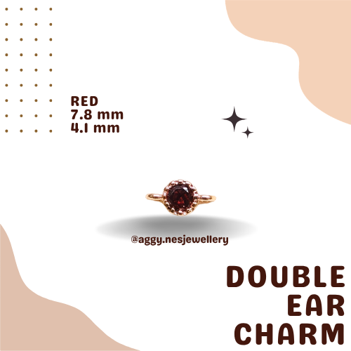 14k Gold Double Ear Charm - 24