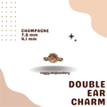 14k Gold Double Ear Charm - 28
