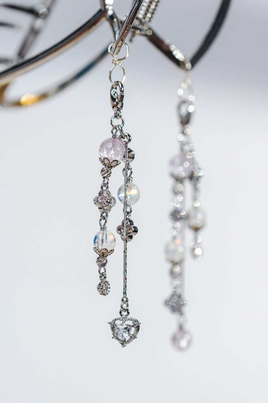 Awaken Hairclip - Madagascar Moonstone & Kunzite