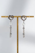 Bind Earrings - Madagascar Moonstone