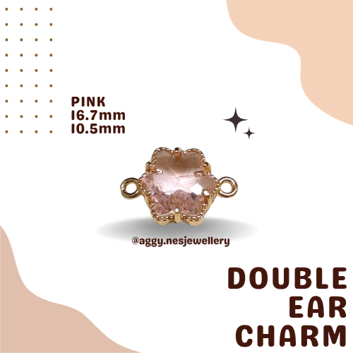 14k Gold Double Ear Charm - 2