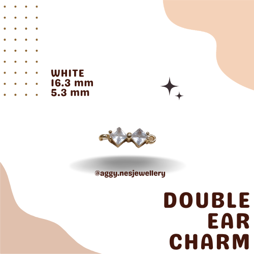 14k Gold Double Ear Charm - 43