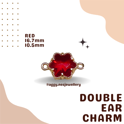 14k Gold Double Ear Charm - 3