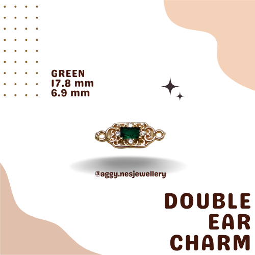 14k Gold Double Ear Charm - 53