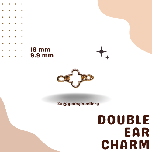 14k Gold Double Ear Charm - 57
