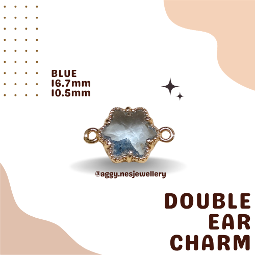 14k Gold Double Ear Charm - 5