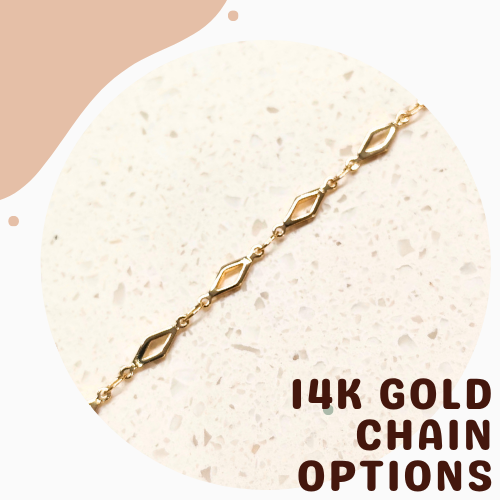 14k Gold Chain Options - GC7