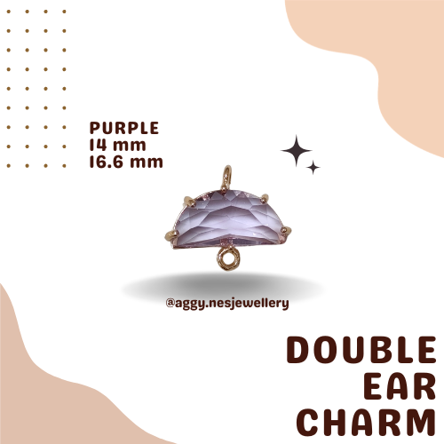 14k Gold Double Ear Charm - GDC81