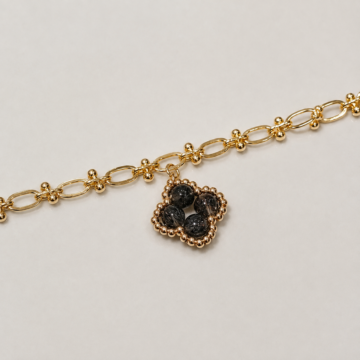Black Gold Super 7 - CL. OVER Series Bracelet 3-in-1 Mechanism 14K Gold