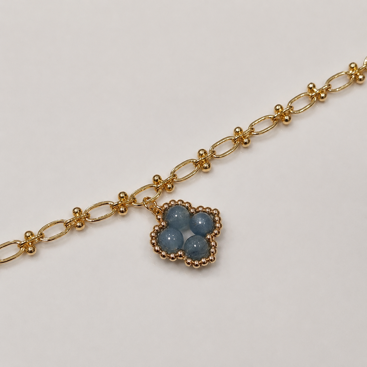 Blue Rabbit Hair - CL. OVER Series Bracelet 3-in-1 Mechanism 14K Gold