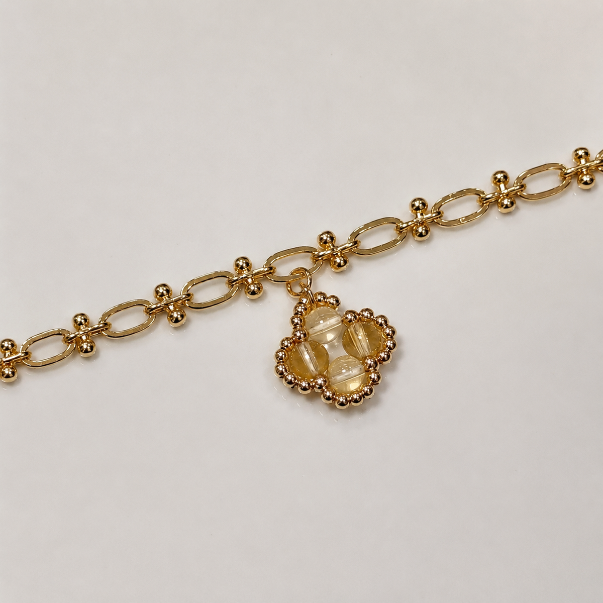 Citrine - CL. OVER Series Bracelet 3-in-1 Mechanism 14K Gold