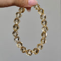 Citrine Irregular Faceted Round, 10mm