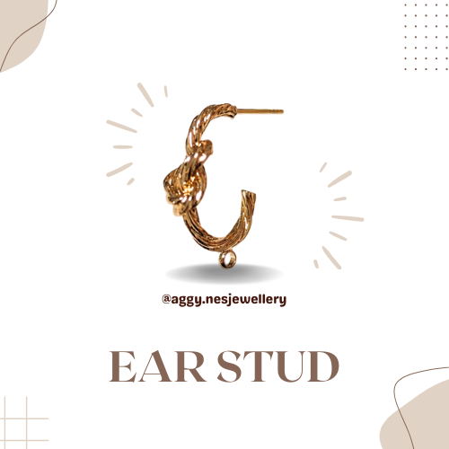 14k Gold Ear Stud - GES1