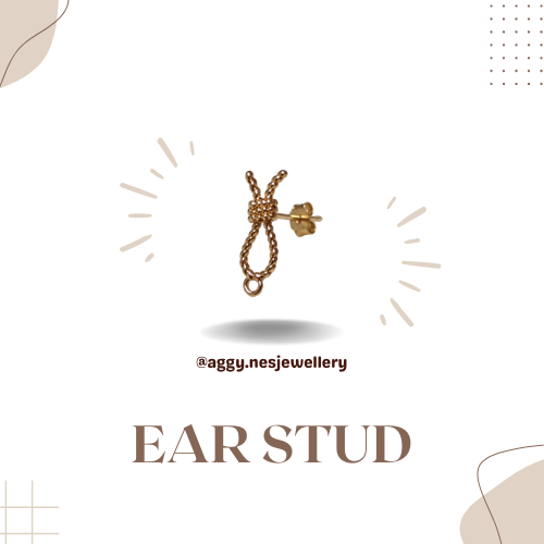 14k Gold Ear Stud - GES14