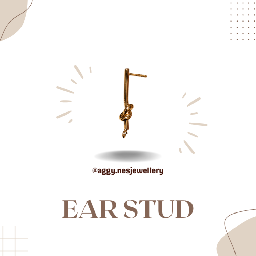 14k Gold Ear Stud - GES15