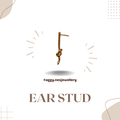 14k Gold Ear Stud - GES15