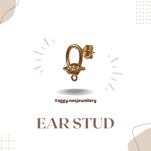 14k Gold Ear Stud - GES17