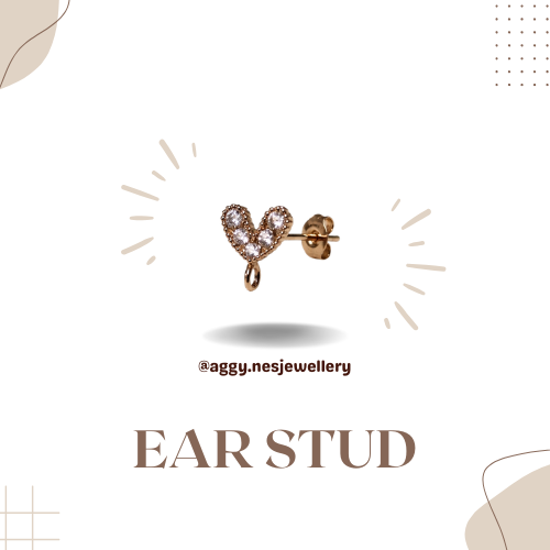 14k Gold Ear Stud - GES10