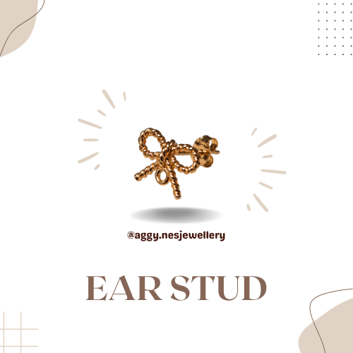 14k Gold Ear Stud - GES13