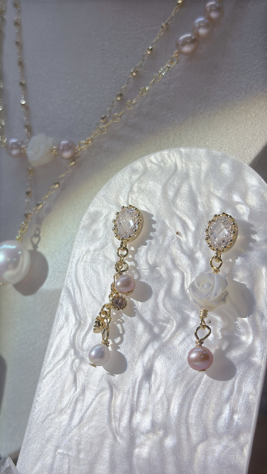 Pearl Rosaria Set