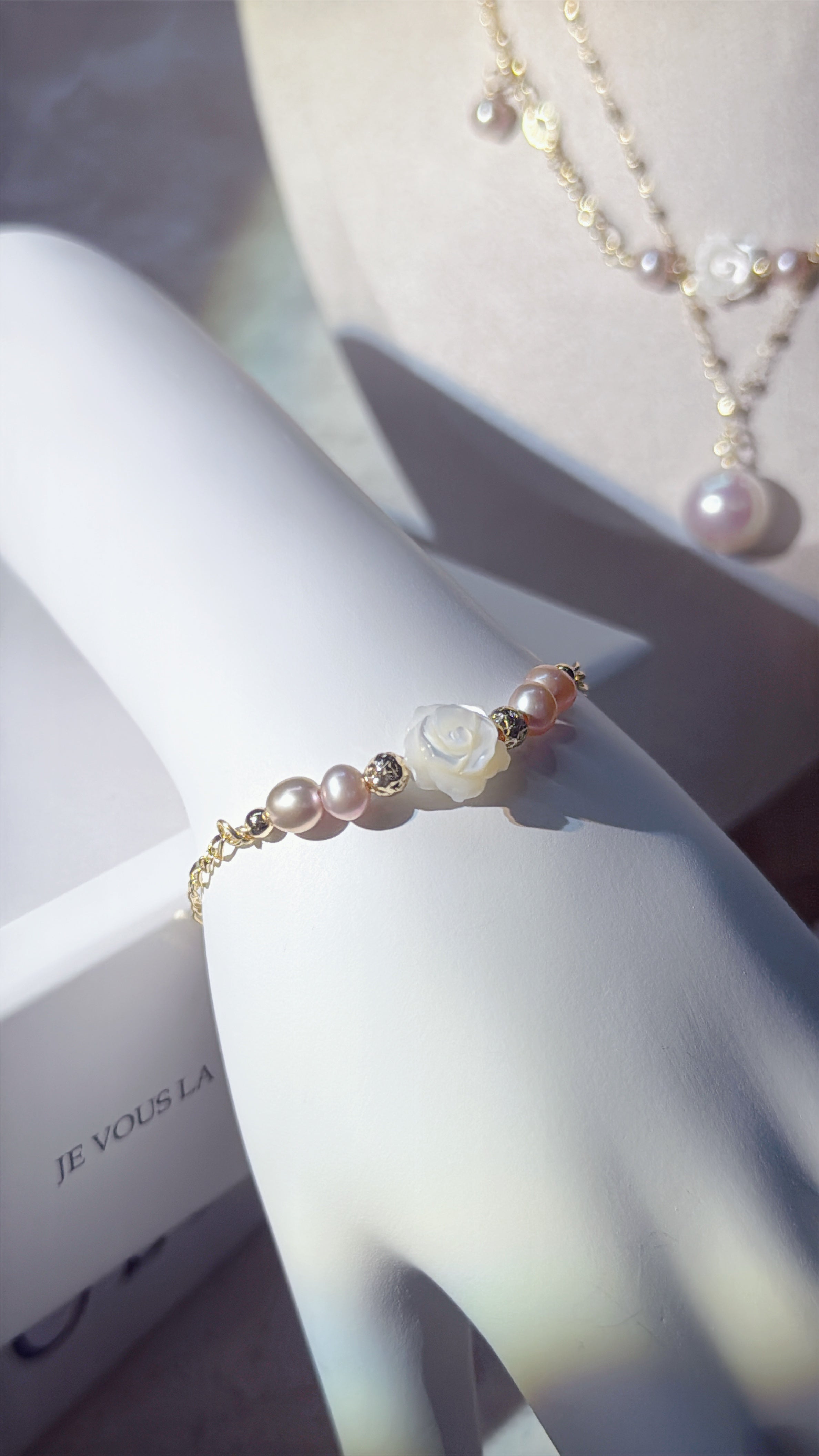 Pearl Rosaria Set