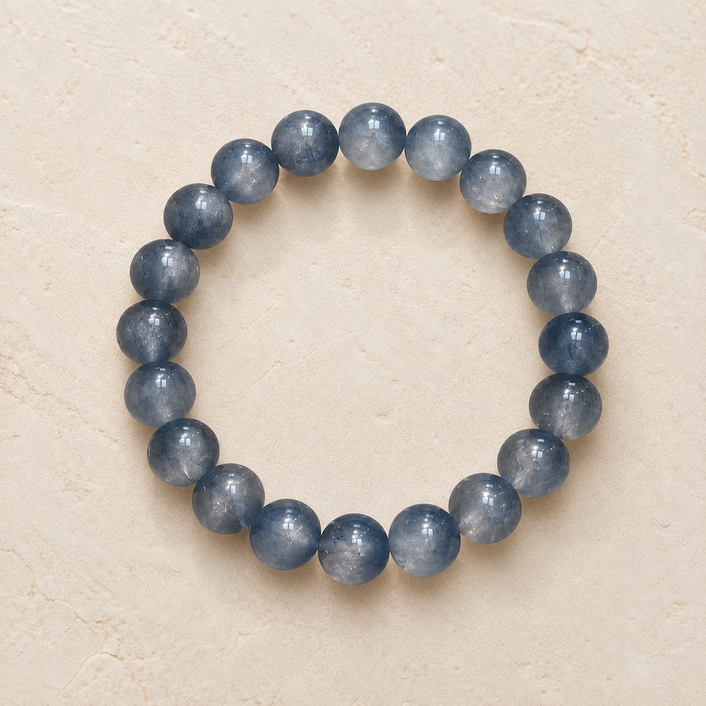 Blue Rabbit Hair 8mm