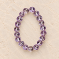 Amethyst Irregular Faceted Round, 9mm