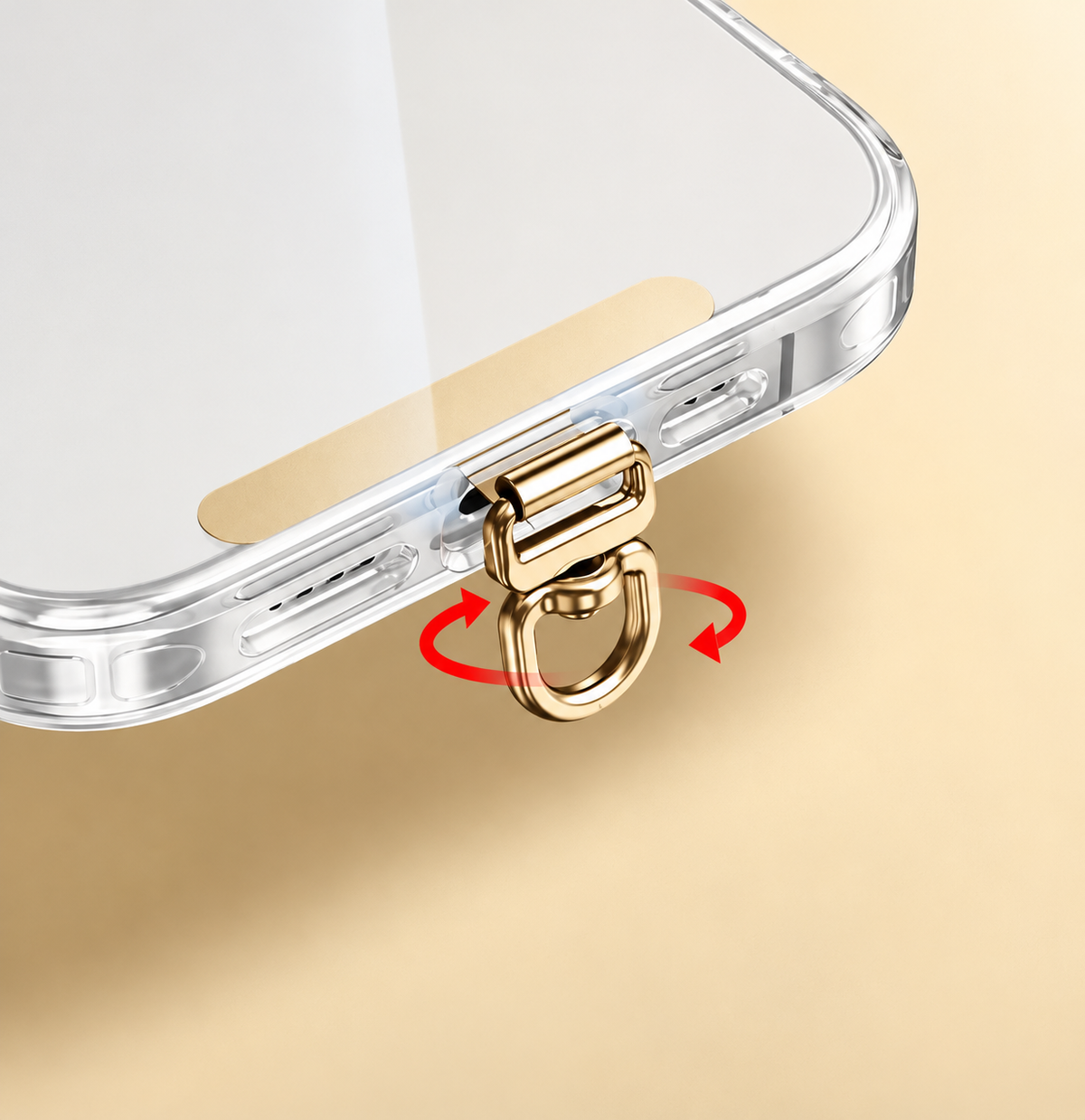 360° Rotating Phone Lanyard Connector