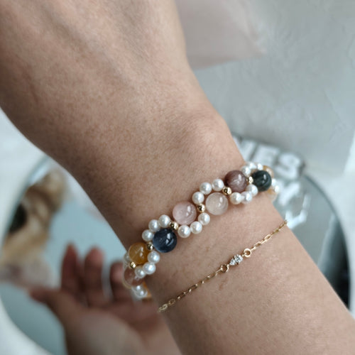 (2.0) Neko Series Rabbit Hair Bracelet 3-in-1 Mechanism 14K Gold