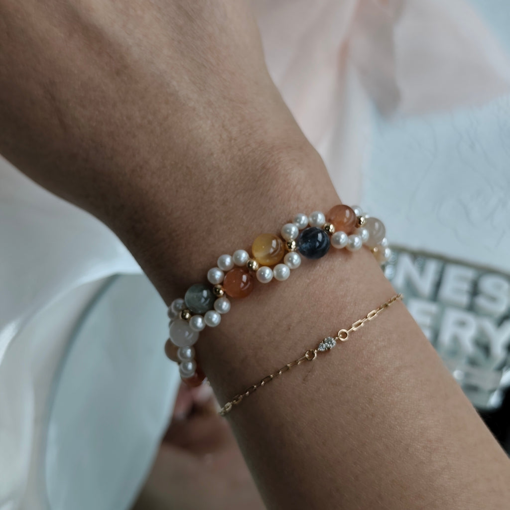 (3.0) Neko Series Rabbit Hair Bracelet 3-in-1 Mechanism 14K Gold