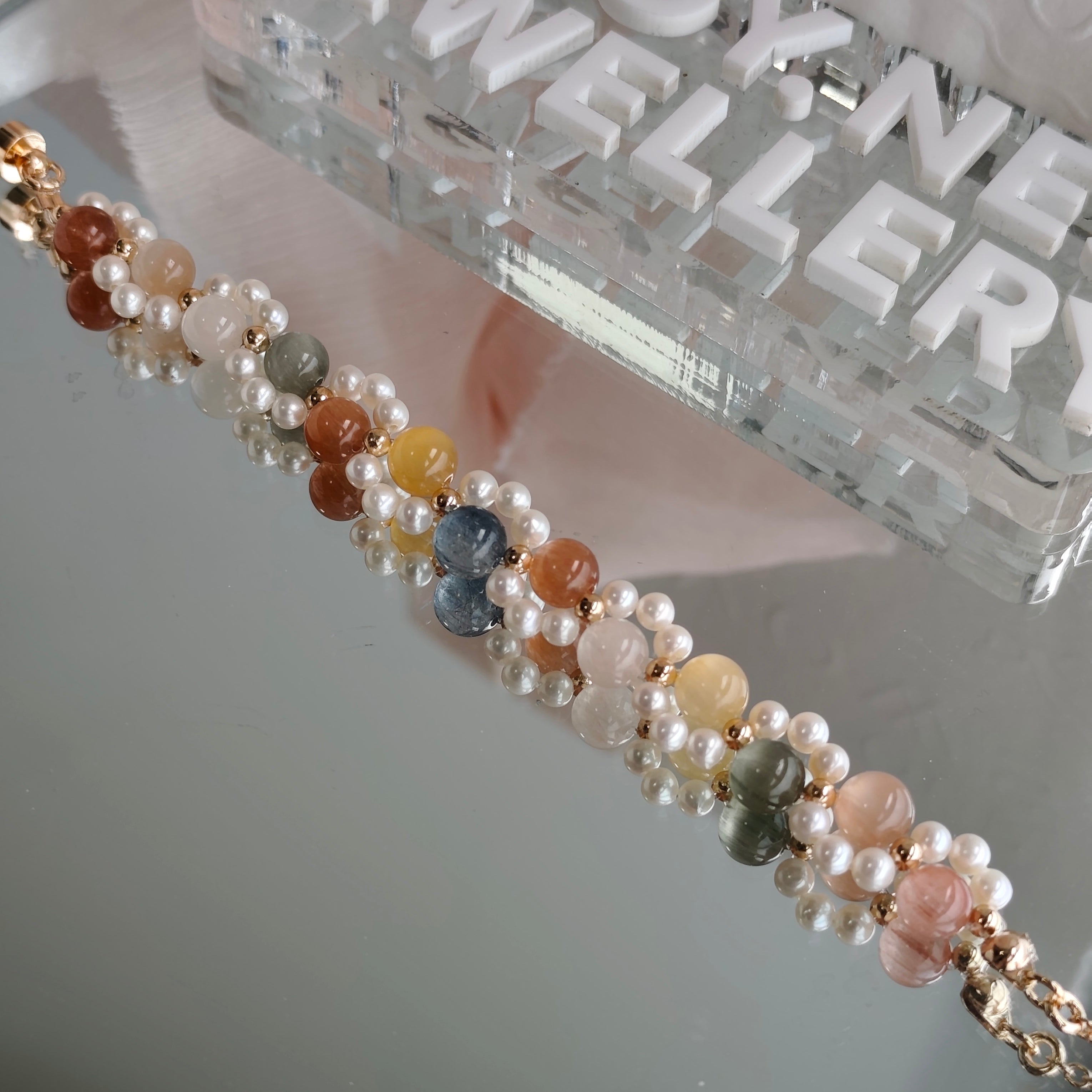 (3.0) Neko Series Rabbit Hair Bracelet 3-in-1 Mechanism 14K Gold