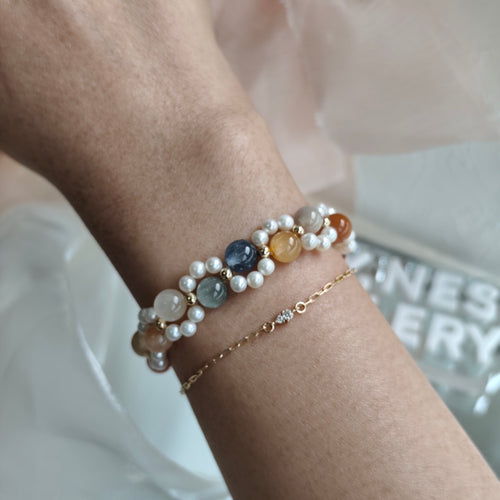 (5.0) Neko Series Rabbit Hair Bracelet 3-in-1 Mechanism 14K Gold