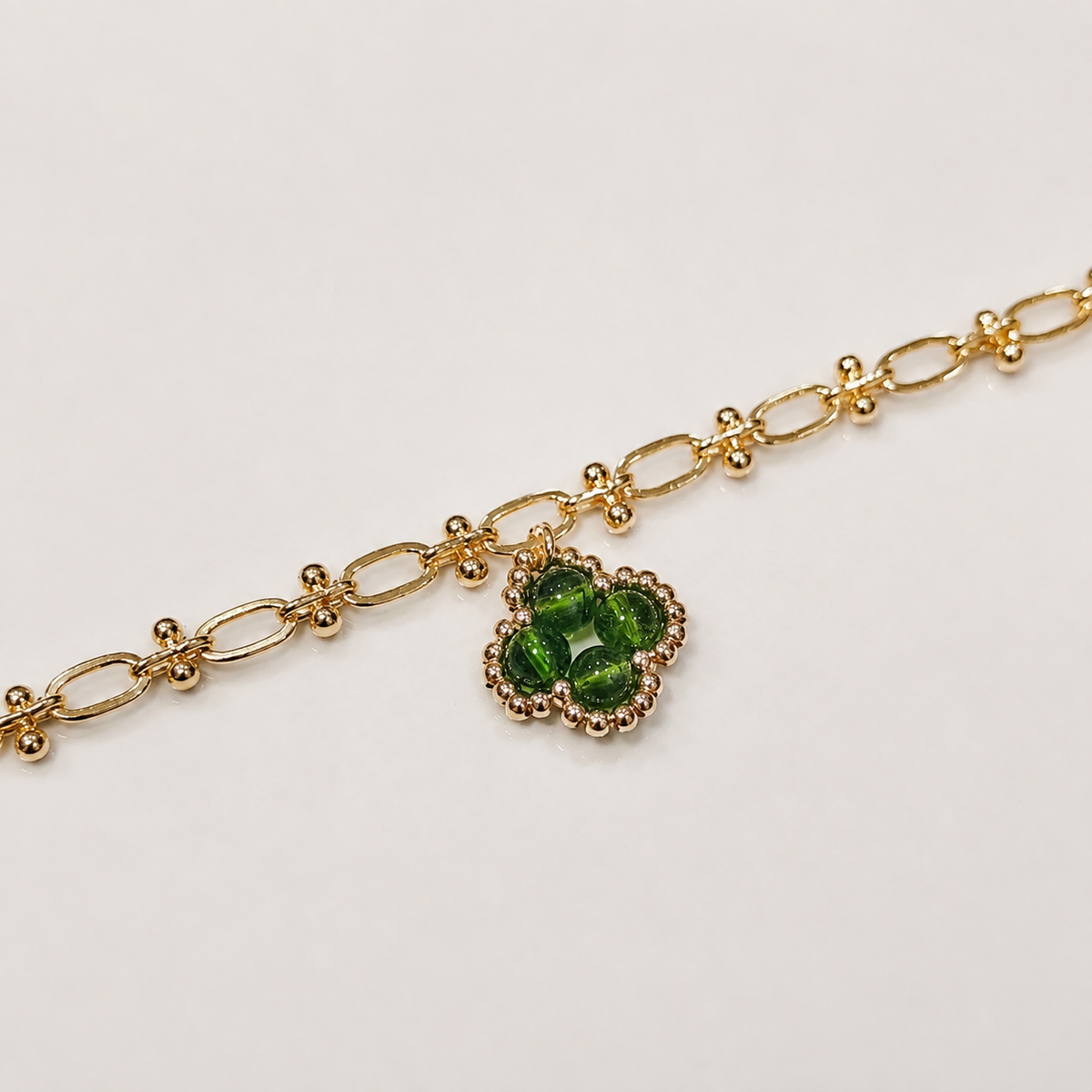 Diopside - CL. OVER Series Bracelet 3-in-1 Mechanism 14K Gold