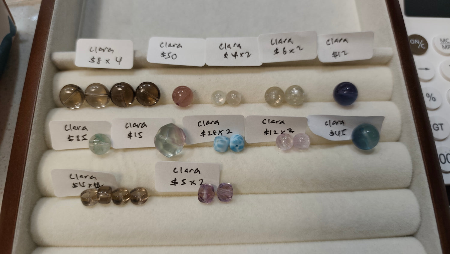 (19 jul beads claim) Clara