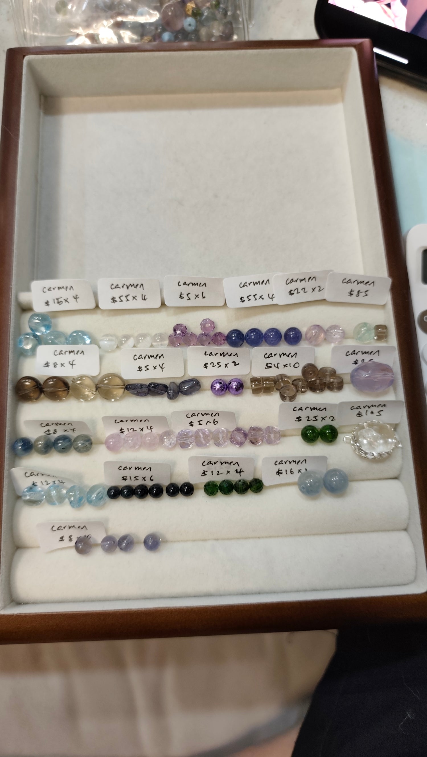 (19 jul beads claim) Carmen