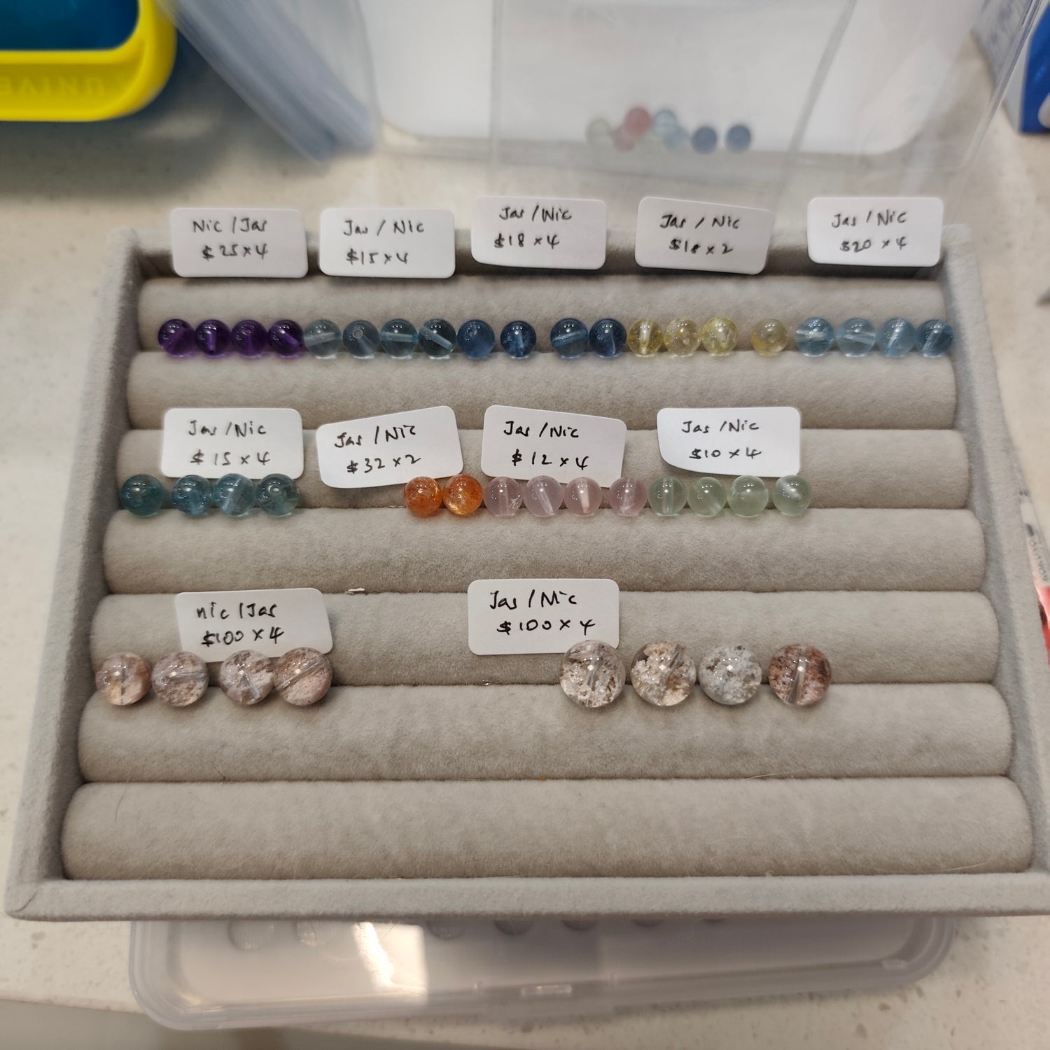 (21 Oct Beads Claim Live) Nic/Jas