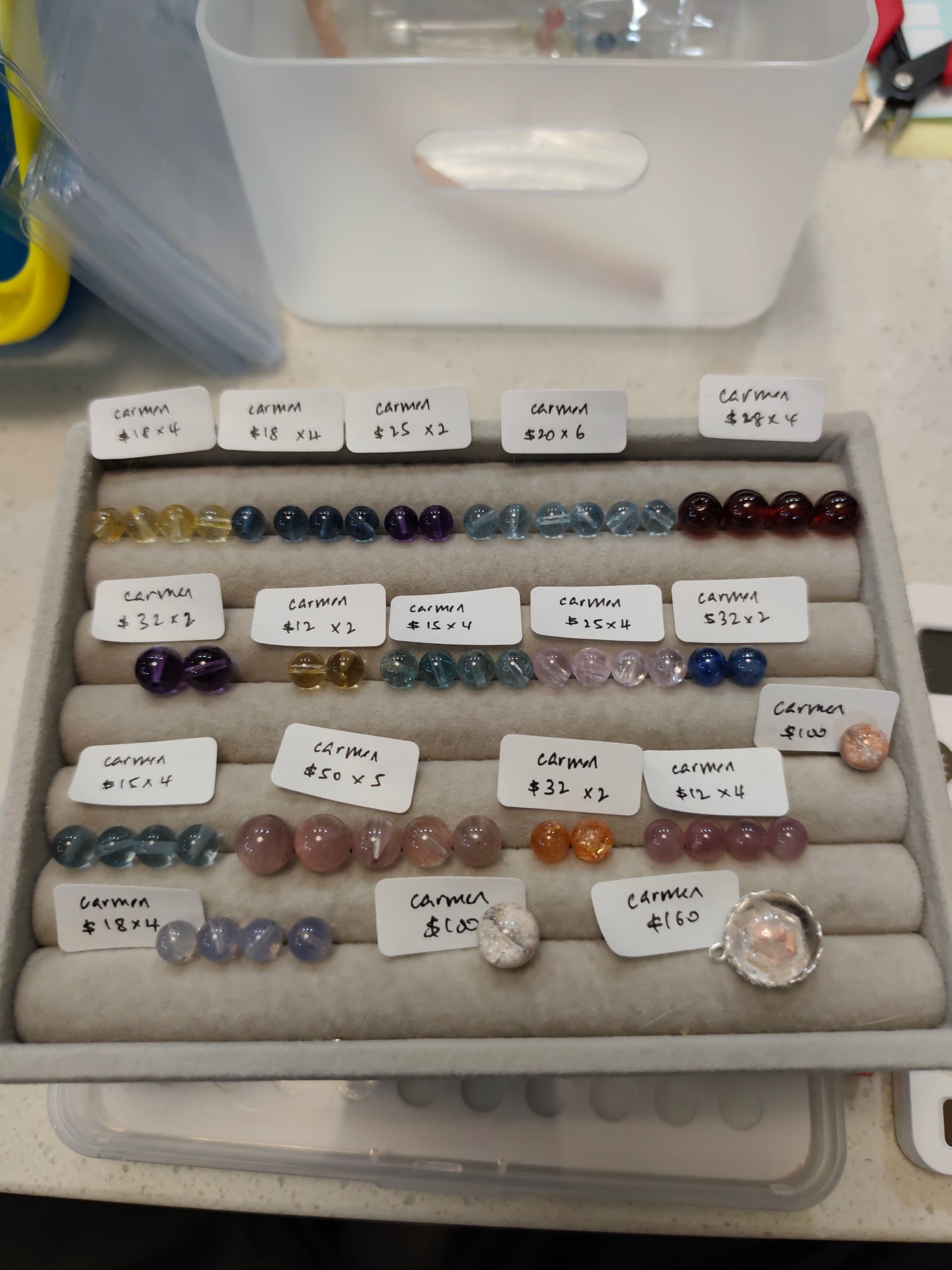 (21 Oct Beads Claim Live) Carmen